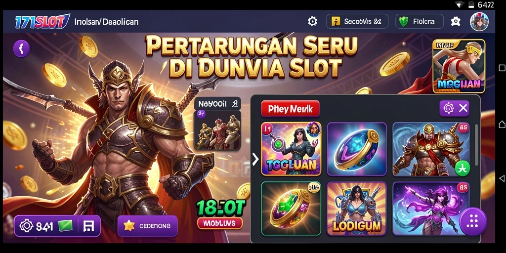 Tampilan aksi memukau dalam gameplay Fighting 171SLOT.