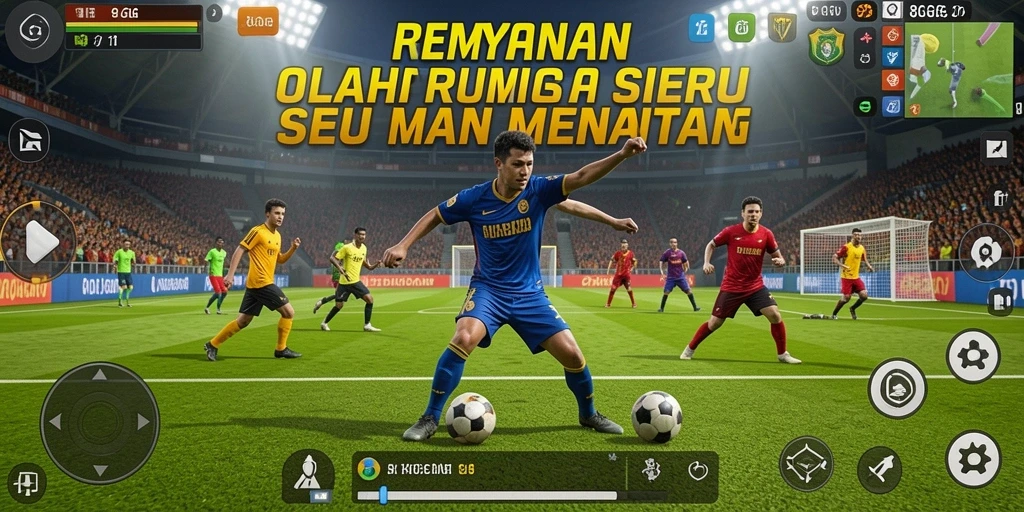 Gameplay menegangkan dalam 8G8G yang menunjukkan aksi olahraga.