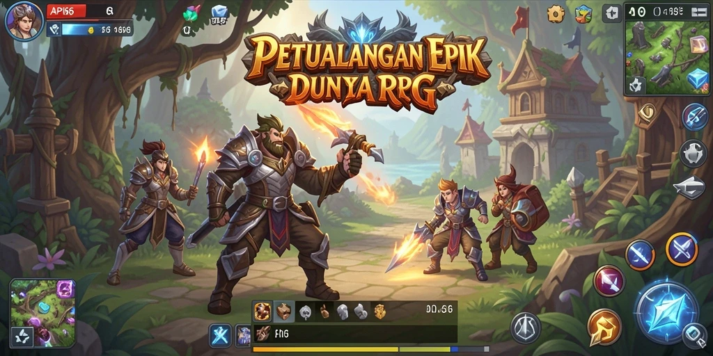 Tangkapan layar utama dari API66 menggambarkan pertarungan yang intens dan karakter yang menawan.