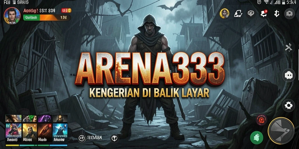Tampilan gameplay ARENA333 yang menakutkan dan mendebarkan.