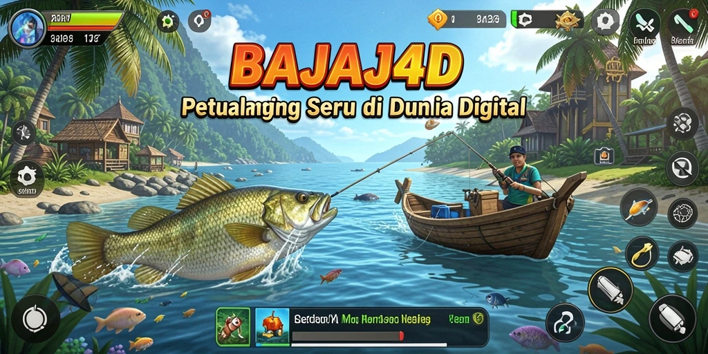 Tangkapan layar utama BAJAJ4D menampilkan aksi memancing yang seru.