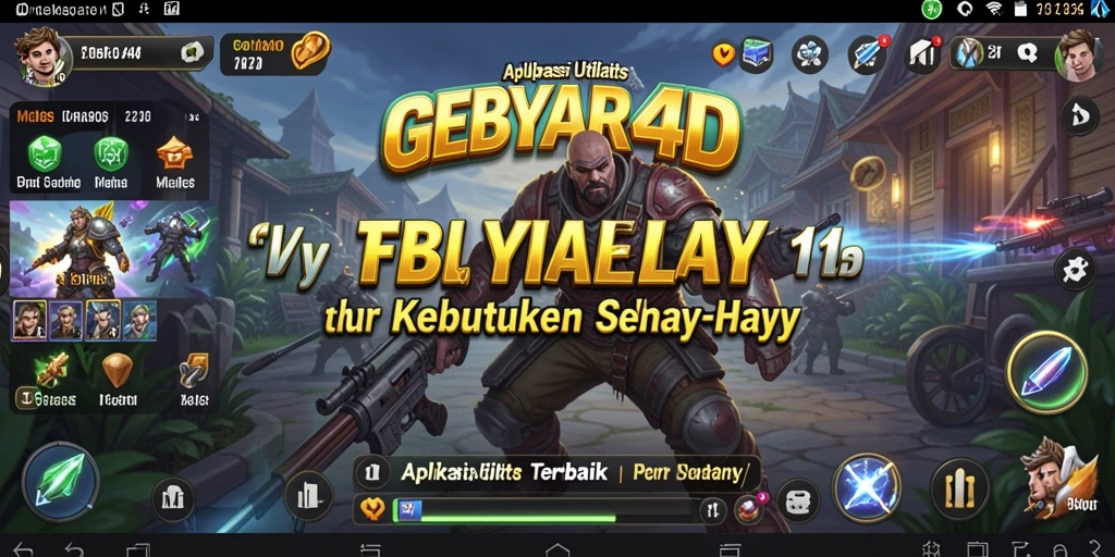 Tampilan utama GEBYAR4D menampilkan antarmuka yang ramah pengguna.
