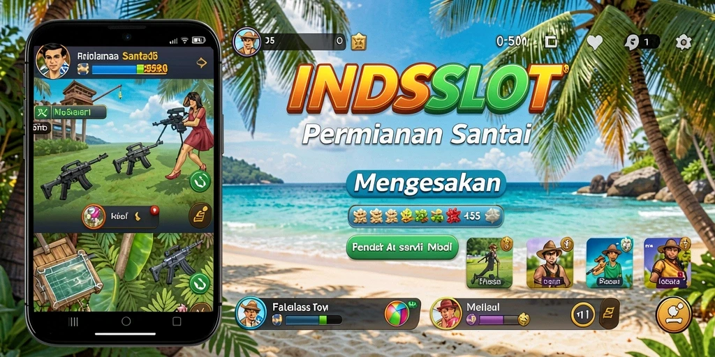 Tampilan menarik gameplay INDSLOT dengan elemen slot yang berwarna-warni.
