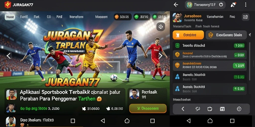 Tampilan utama JURAGAN77 dengan berbagai opsi taruhan menarik.