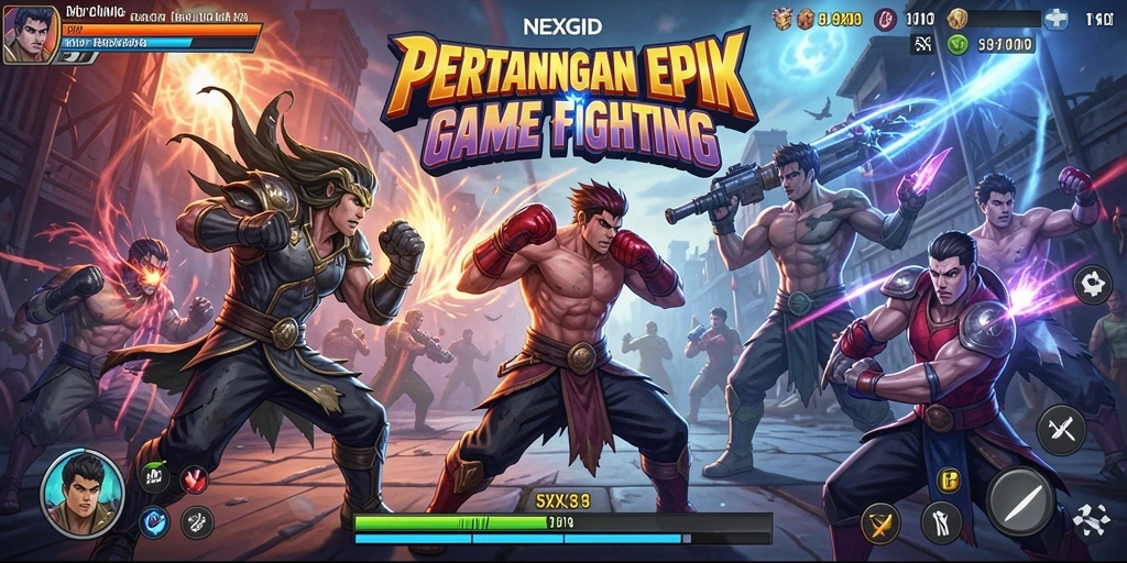 Gameplay mendebarkan dari NEXGID dengan karakter Fighting yang unik.