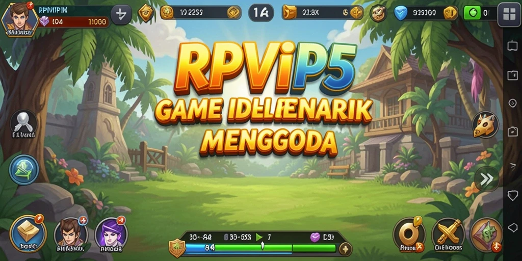 Screenshot menunjukkan karakter dan gameplay RPVIP5 yang menarik.