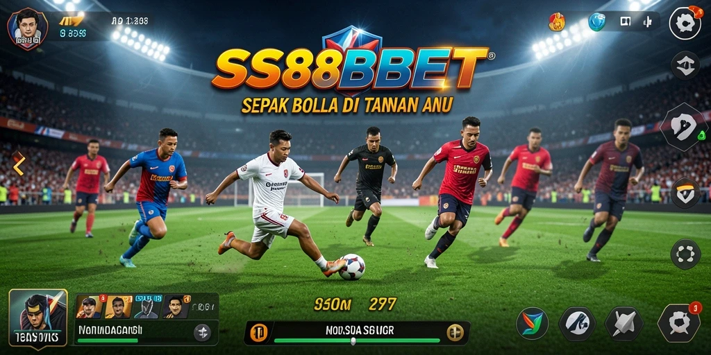 Tampilan gameplay yang mendebarkan di SS88BET.