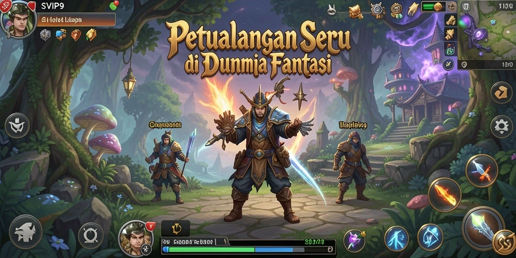 Tampilan gameplay menarik di dunia petualangan SVIP9.